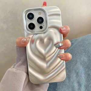 Ốp điện thoại trái tim tình yêu 3D